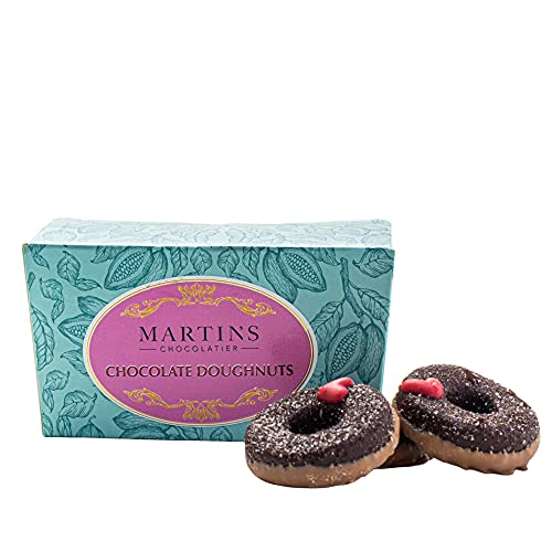 Martin's Chocolatier Schokoladendose, 200 g, Schokoladendonuts, handgefertigte Schokoladen-Geschenkbox von Martins Chocolatier