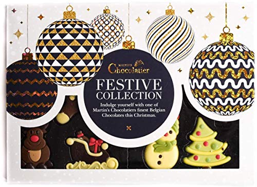 Martins Chocolatier Weihnachts-Schokoladenauswahlbox | 2 Boxen | Weihnachts-Schokoladen-Sortiment | Schokoladengeschenk für Weihnachten von Martins Chocolatier
