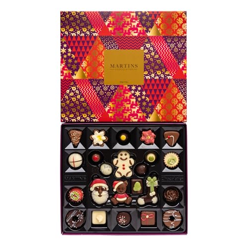 Martins Chocolatier Weihnachts-Schokoladenballon (groß – 440 g) 2 Boxen | Weihnachts-Schokoladen-Sortiment | Weihnachts-Geschenk | Nikolausgeschenk | Nikolausgeschenk von Martins Chocolatier