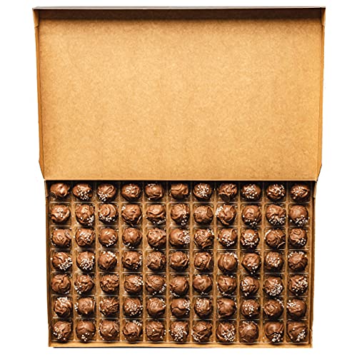 Pralinen 1kg Schachtel von 'Glenda' -Whisky Trüffel aus Milchschokolade und fein gemischtem Whisky. |Schokoladen Geschenke| von Martins Chocolatier