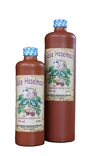 Haselnuss-Likör "Süße Haselmaus" ein cremiger Haselnuss-Sahne-Likör Haselnuss-Likör "Süße Haselmaus" ein cremiger Haselnuss-Sahne-Likör von Martls Haselnuss Shop