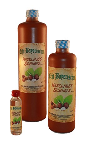 Haselnuss-Schnaps, Echt Bayerischer" Mild, süßlich, rund im Abgang! von Martls Haselnuss Shop