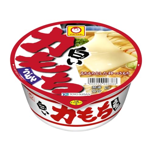 Toyo Suisan Maruchan Shiroi Chikara Mochi Udon Rice Cake Cup Noodles - Soup Style Instant-Nudeln aus Japan, Fertiggericht, schnelle Zubereitung - 12er Pack (12 x 109 g) von Maruchan