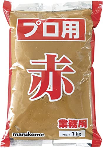 MARUKOME Puro Yo Aka dunkle Miso-Suppenpaste aus Japan - Ideal zum Herstellen von Misosuppe und Würzen von dunklen Saucen und Dressings - 1 x 1 kg MARUKOME Puro Yo Aka dunkle Miso-Suppenpaste aus Japan - Ideal zum Herstellen von Misosuppe und Würzen von dunklen Saucen und Dressings - 1 x 1 kg von Marukome