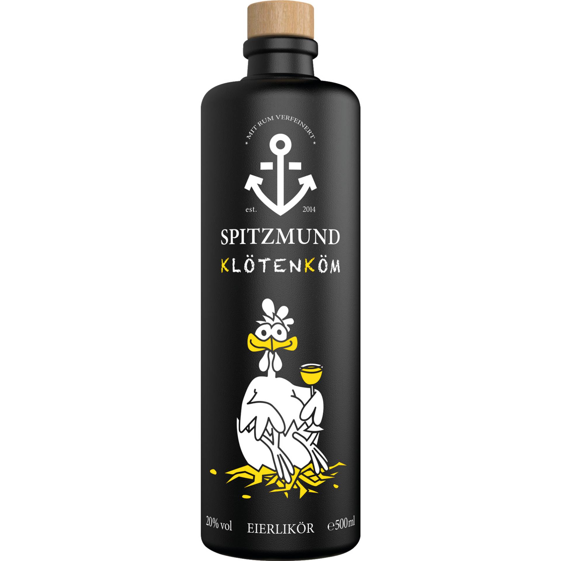 Spitzmund Klötenköm Eierlikör, 20 % vol. 0,5 L, Spirituosen Spitzmund Klötenköm Eierlikör, 20 % vol. 0,5 L, Spirituosen von Spitzmund, Waisenhofstrasse 11, D-24103 Kiel