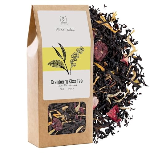 Mary Rose Cranberry Kiss 50g - Schwarztee mit Früchten, Cranberry, Johannisbeere Mary Rose Cranberry Kiss 50g - Schwarztee mit Früchten, Cranberry, Johannisbeere von Mary Rose