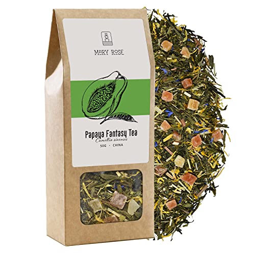 Mary Rose - Grüner Tee Papaya Fantasy - 50 g von Mary Rose