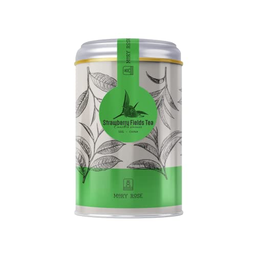 Mary Rose - Grüner Tee Strawberry Fields in Dose - 50 g Mary Rose - Grüner Tee Strawberry Fields in Dose - 50 g von Mary Rose