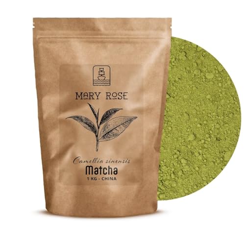 Mary Rose Grüntee Matcha | Grüntee Pulver | Grüntee Matcha-Tee aus China | Tee ohne Zusatzstoffe | Teequelle | natürliche Stimulation | 1000g | 1kg Mary Rose Grüntee Matcha | Grüntee Pulver | Grüntee Matcha-Tee aus China | Tee ohne Zusatzstoffe | Teequelle | natürliche Stimulation | 1000g | 1kg von Mary Rose