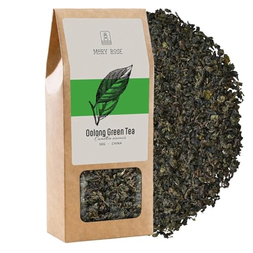 Mary Rose Oolong Tee – 100% reine halbfermentierte Teeblätter, delikate Blumen-Nuss-Aromen, lose Blattqualität, ohne Zusätze Mary Rose Oolong Tee – 100% reine halbfermentierte Teeblätter, delikate Blumen-Nuss-Aromen, lose Blattqualität, ohne Zusätze von Mary Rose