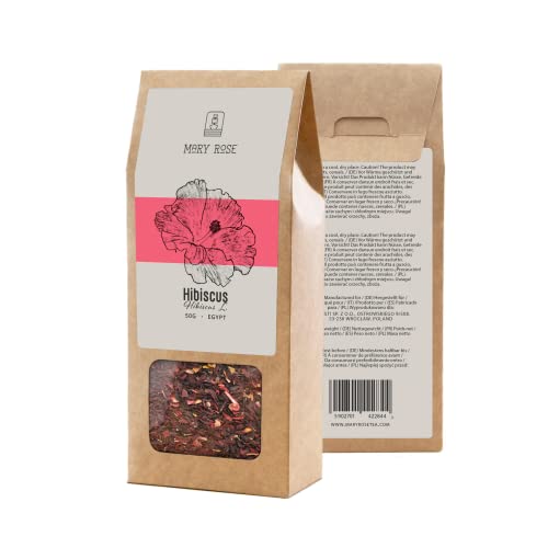 Mary Rose - ökologischer Hibiskus 50 g – Sudan-Malve (Blätter der Hibiskusblüte) von Mary Rose