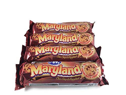 Maryland Haselnuss Cookies - 145g x 4 - 4-er Pack von Maryland