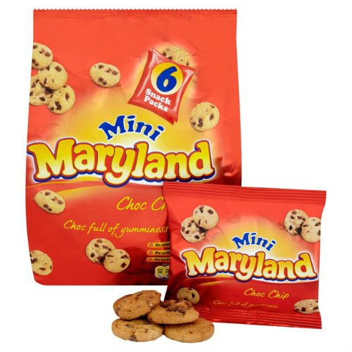 Maryland Mini-Schokoladenkekse, 6 x 25 g, 6 Stück von Maryland