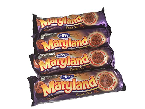 Maryland doppelt schokoladen Cookies - 145g x 4 - 4-er Pack von Maryland