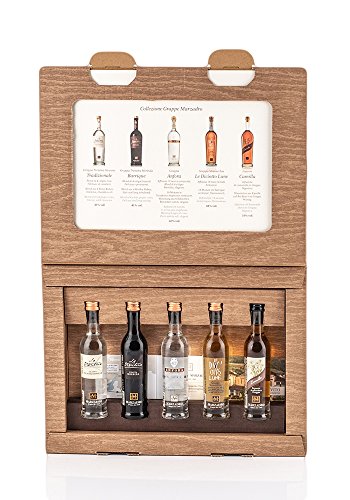 Marzadro Grappa Kollektion Geschenkbox von Marzadro