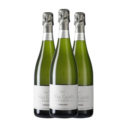 Mas Candí Brut Natur Corpinnat Jung 75 cl (Schachtel mit 3 Flaschen von 75 cl) von Distribuidor