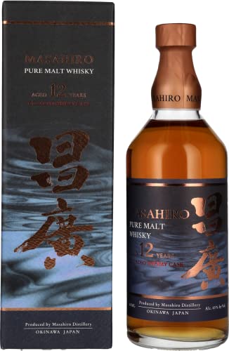 Masahiro 12 Years Old Pure Malt Whisky Oloroso Sherry Cask 43% Vol. 0,7l in Geschenkbox von Masahiro