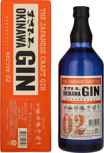 Masahiro OKINAWA Gin The Japanese Craft Gin Recipe 02 47% Vol. 0,7l in Geschenkbox von Masahiro