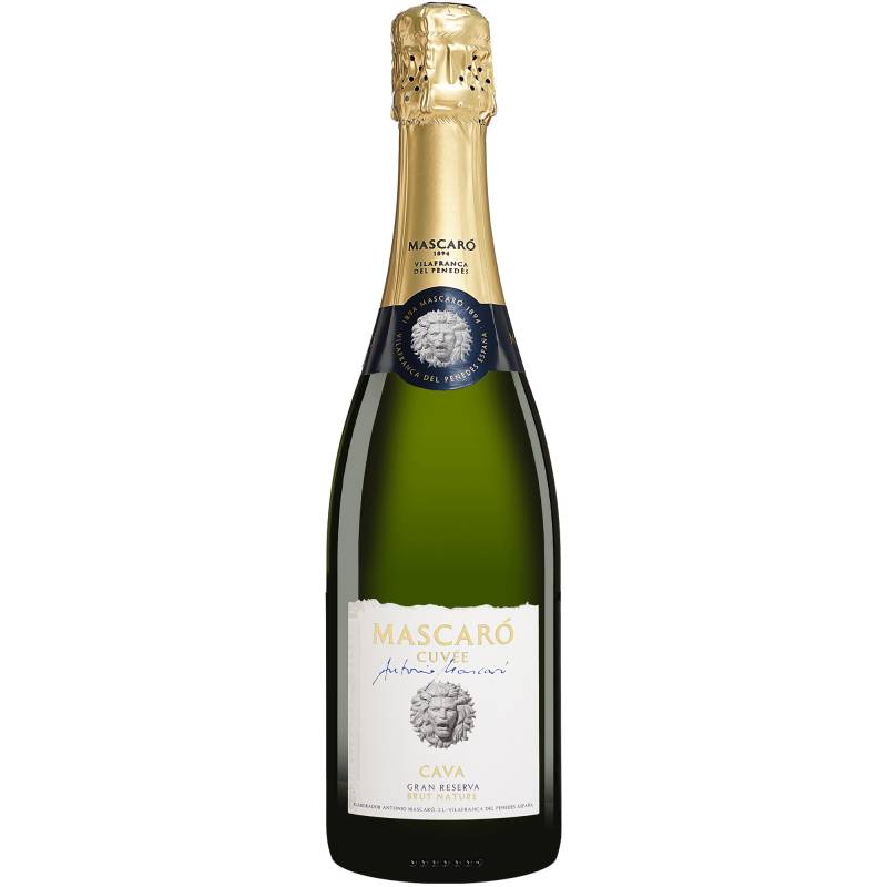 Mascaró Cava »Cuvée Antonio Mascaró«  Gran Reserva Brut Nature 2015  0.75L 12% Vol. Sehr Trocken aus Spanien von Mascaró