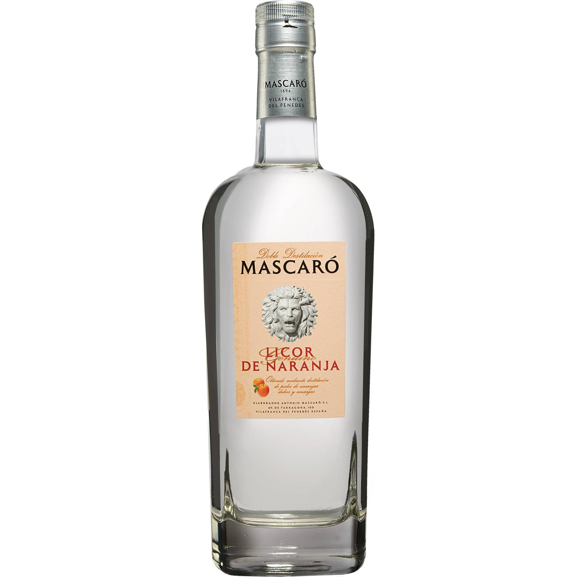 Mascaró Orangen-Likör »Licor de Naranja« - 0,7 L.  0.7L 40% Vol. aus Spanien von Mascaró