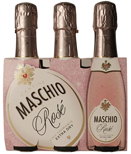 Vino Spumante Rosé Extra Dry 3 x 0,2 l von Maschio