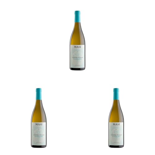 Masi Lunatio di Lugana DOC Bio (1 x 0,75l) | Trockener Weißwein aus ökologischem Anbau in Italien | Bio und vegan (Packung mit 3) von Masi