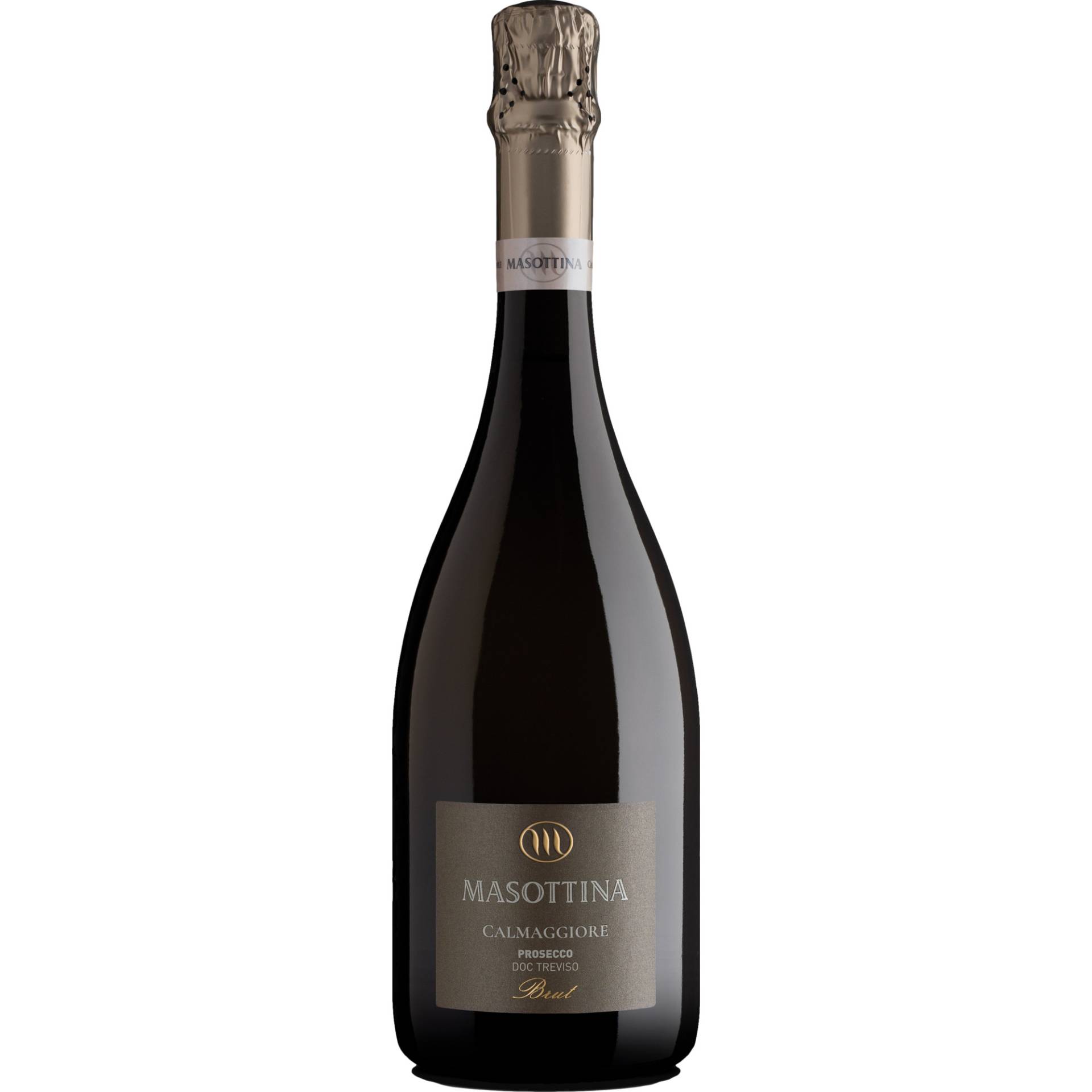 Masottina Calmaggiore Prosecco Spumante, Brut, Prosecco DOC Treviso, Venetien, Schaumwein von Masottina / Via G. Bradolini, 54 / I - 31020 Castello Roganzuolo (TV) / Valdobbiadene