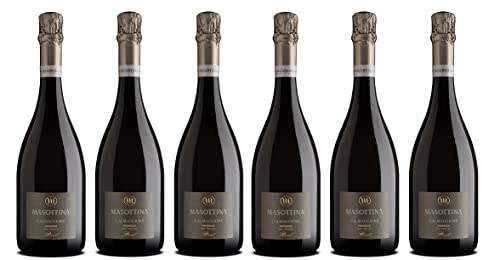 6x 0,75l - Masottina - Calmaggiore - Prosecco Spumante - brut - Treviso D.O.P. - Italien - weißer Schaumwein trocken von Masottina