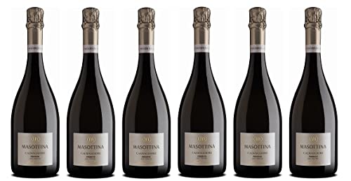 6x 0,75l - Masottina - Calmaggiore - Prosecco Spumante - extra dry - Treviso D.O.P. - Italien - weißer Schaumwein trocken von Masottina