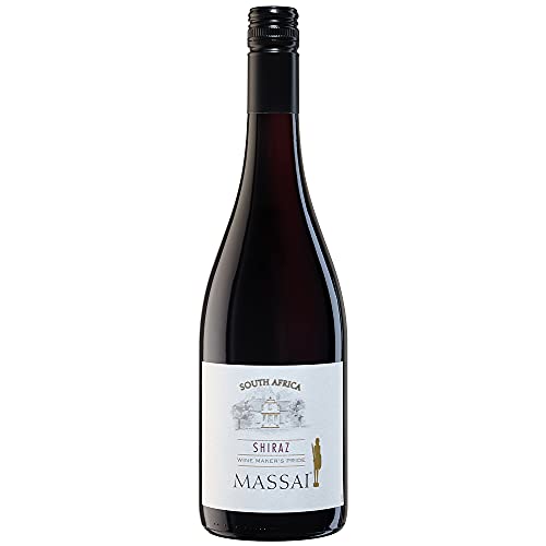Massai Shiraz Rotwein trocken, Südafrika Shiraz trocken (1 x 750 ml) von Massai