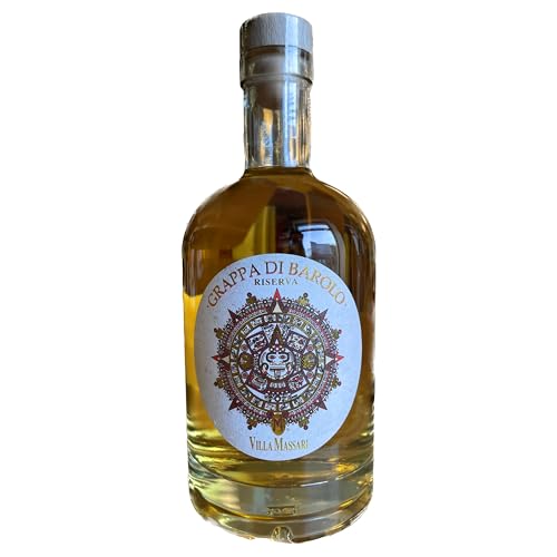 Grappa di Barolo Riserva Villa Massari 700 ml - fassgereifter Grappa für Spirituosenliebhaber von Massari