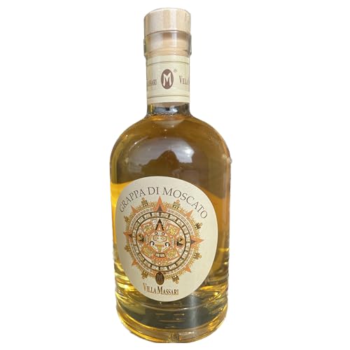 Grappa di Moscato Villa Massari 700 ml - schmackhafter Grappa für Spirituosenliebhaber von Massari