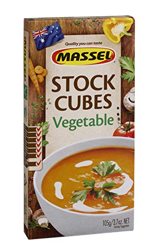 Massel, Brühwürfel - Glutenfrei, Gemüsebrühe - 105 g, Packung mit 12 Stück, Suppenbrühe Massel, Brühwürfel - Glutenfrei, Gemüsebrühe - 105 g, Packung mit 12 Stück, Suppenbrühe von Massel