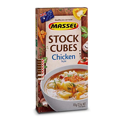 Massel, Brühwürfel - Glutenfrei, Hühnerbrühe - 105g, 4er Pack, Suppenbrühe von Massel
