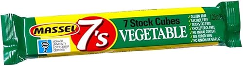 Massel 7's, Vegane Bouillonbrühwürfel - Glutenfrei, Gemüsebrühengeschmack - 35 g, Packung mit 30 Suppenbrühen Massel 7's, Vegane Bouillonbrühwürfel - Glutenfrei, Gemüsebrühengeschmack - 35 g, Packung mit 30 Suppenbrühen von Massel