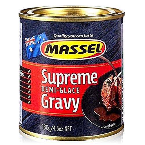 Massel-Soßenpulver - Vegan, Glutenfrei, Koscher Zertifiziert, Supreme Demi-Glace-Geschmack - 130 g, Packung Mit 3 Instant-Soßenmischungen Massel-Soßenpulver - Vegan, Glutenfrei, Koscher Zertifiziert, Supreme Demi-Glace-Geschmack - 130 g, Packung Mit 3 Instant-Soßenmischungen von Massel