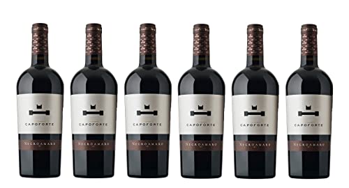 6x 0,75l - 2019er - Masseria Capoforte - Negroamaro - Salento I.G.P. - Apulien - Italien - Rotwein trocken 6x 0,75l - 2019er - Masseria Capoforte - Negroamaro - Salento I.G.P. - Apulien - Italien - Rotwein trocken von Masseria Capoforte