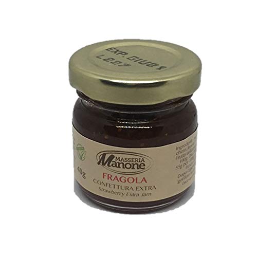 Extra Erdbeermarmelade 40 Gr. von Masseria Mannone