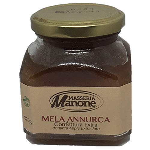 Extra Marmelade Apfel Annurca 220 Gr. - Karton 6 Stück Extra Marmelade Apfel Annurca 220 Gr. - Karton 6 Stück von Masseria Mannone