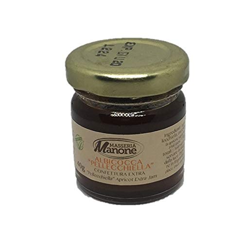 Extra Marmelade "Pellecchiella" Aprikose vom Vesuv Gr. 40 - Karton 6 Stück von Masseria Mannone