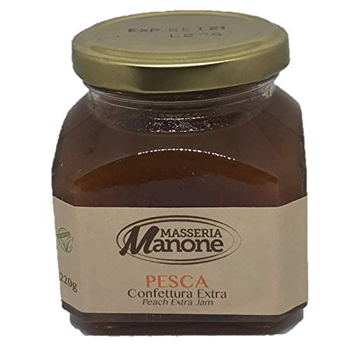 Extra Marmelade Pfirsich 220 Gr. - Karton 6 Stück Extra Marmelade Pfirsich 220 Gr. - Karton 6 Stück von Masseria Mannone