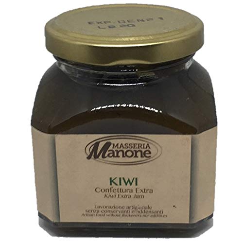 Kiwi Extra Jam 220 Gr. - Karton 6 Stück von Masseria Mannone
