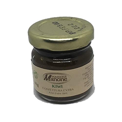 Kiwi Extra Jam 40 Gr. - Karton 6 Stück von Masseria Mannone