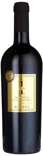 Masseria La Volpe - UNO Primitivo di Manduria Riserva (1 x 0,75l) (Packung mit 6) von Masseria la Volpe
