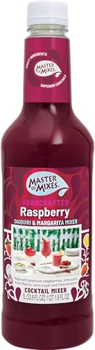 Master of Mixes Cocktailmischung - Cocktail Mix - Gebrauchsfertig - Alkoholfrei - 1L - 10 Servings Per Bottle! (Himbeere) von Master of Mixes