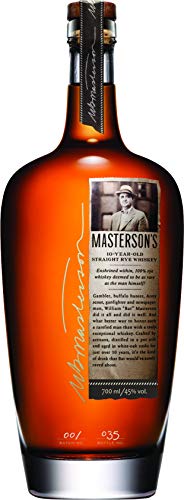 Masterson's 10 Year Old Straight Grain-Rye-Corn Whisky, (1 x 0.7 l) von Masterson's 10 Year Old Straight Rye Whiskey