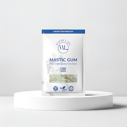 Mastic Labs | Reines griechisches Mastixharz Chios Tears - α - Griechenland (Pistacia Lentiscus) | frisch & hochwertig | kleine/feine Tränen (100 g) von Mastic Labs