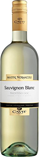 Mastri Vernacoli Trentino Sauvignon Blanc (Case of 6x75cl), Italien/Trentino, Weißwein (GRAPE SAUVIGNON BLANC 100%) von Mastri Vernacoli
