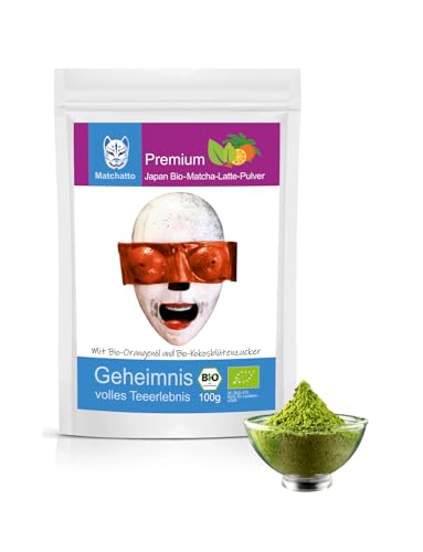 Matchatto | Matcha Latte Pulver Orange 100g | Matcha Grüntee aus Japan mit einem Hauch Kokosblütenzucker einfach zu mixen für den perfekten Latte Genuss Matchatto | Matcha Latte Pulver Orange 100g | Matcha Grüntee aus Japan mit einem Hauch Kokosblütenzucker einfach zu mixen für den perfekten Latte Genuss von Matchatto