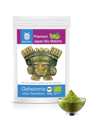 Matchatto | Matcha Tee 100g | Matcha Grüntee Pulver aus Japan in verschiedenen Geschmacksrichtungen zur Auswahl für mehr Abwechslung & Genuss (Grüner Kaffee) von Matchatto